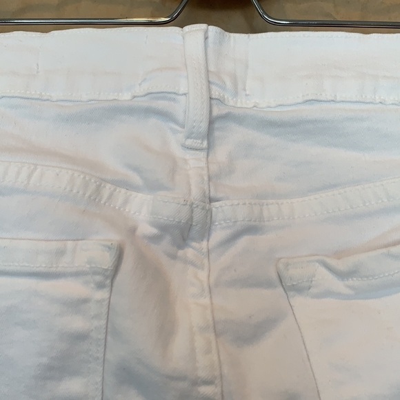 Frame Denim | White Le Skinny de Jeanne Raw Stagger Hem Jeans Classic Skinny 28 - Picture 11 of 16